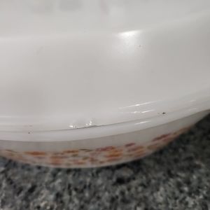 Arcopal France Floral Scaniavintahe oval glass 12 inches